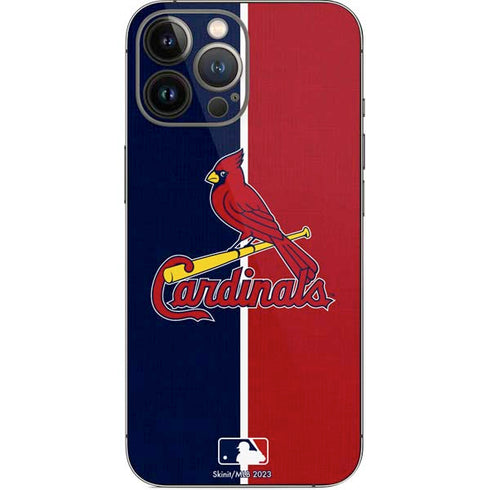 MLB St. Louis Cardinals Split iPhone 13 Pro Max Skin