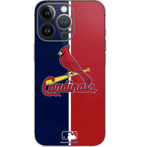 MLB St. Louis Cardinals Split iPhone 13 Pro Skin