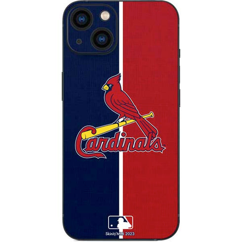 MLB St. Louis Cardinals Split iPhone 13 Skin