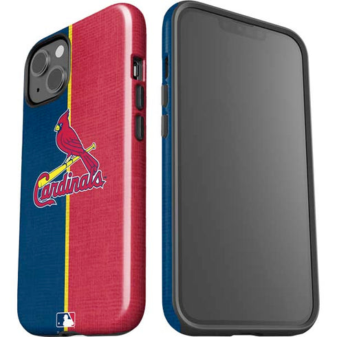 MLB St. Louis Cardinals Split iPhone 14 Plus Impact Case