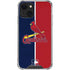 MLB St. Louis Cardinals Split iPhone 15 Plus Clear Case