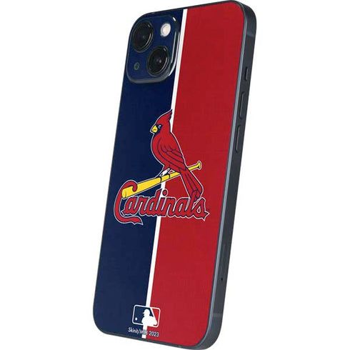 MLB St. Louis Cardinals Split iPhone 14 Plus Skin