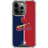 MLB St. Louis Cardinals Split iPhone 14 Pro Clear Case