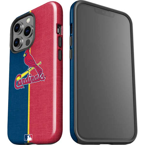 MLB St. Louis Cardinals Split iPhone 15 Pro Impact Case