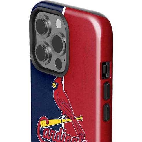 MLB St. Louis Cardinals Split iPhone 15 Pro Impact Case