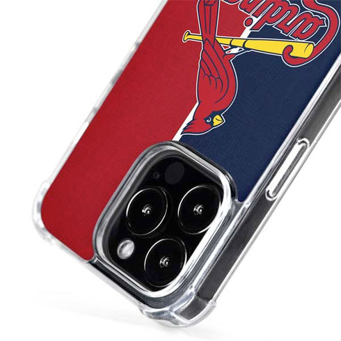 MLB St. Louis Cardinals Split iPhone 14 Pro MagSafe Case