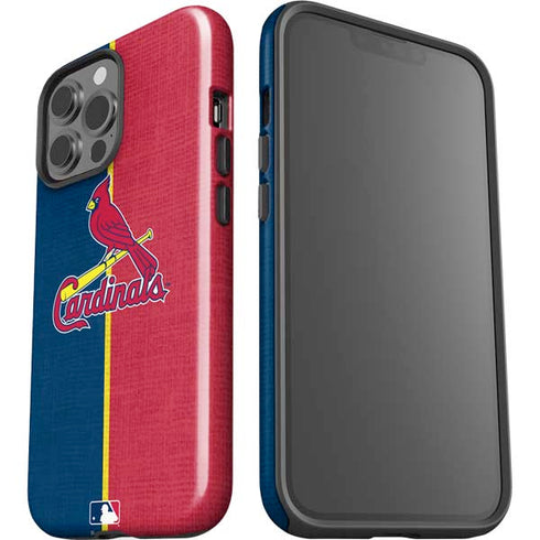 MLB St. Louis Cardinals Split iPhone 14 Pro Max Impact Case