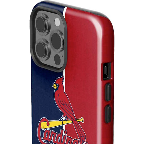 MLB St. Louis Cardinals Split iPhone 15 Pro Max Impact Case
