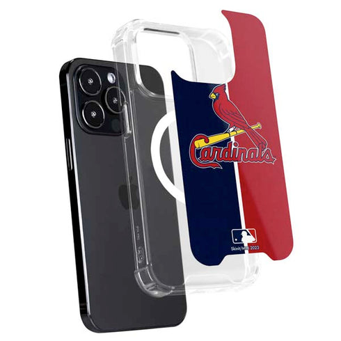 MLB St. Louis Cardinals Split iPhone 15 Pro Max MagSafe Case