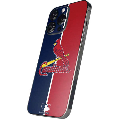 MLB St. Louis Cardinals Split iPhone 14 Pro Max Skin