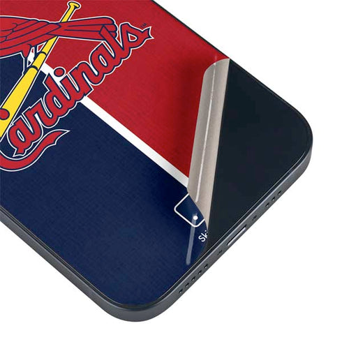 MLB St. Louis Cardinals Split iPhone 14 Skin
