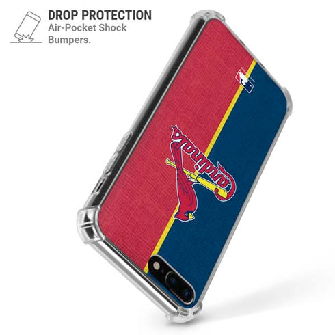 MLB St. Louis Cardinals Split iPhone 7/8 Plus Clear Case