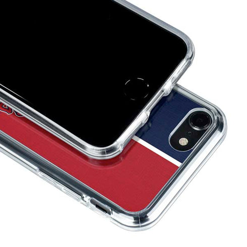 MLB St. Louis Cardinals Split iPhone SE (2nd & 3rd Gen) Clear Case