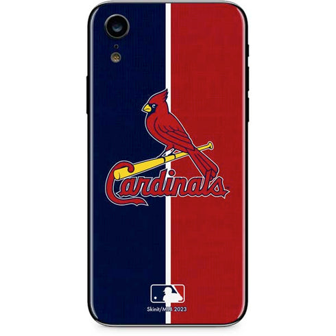 MLB St. Louis Cardinals Split iPhone XR Skin
