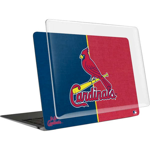 MLB St. Louis Cardinals Split MacBook Air 13in (2020) Case plus Skin