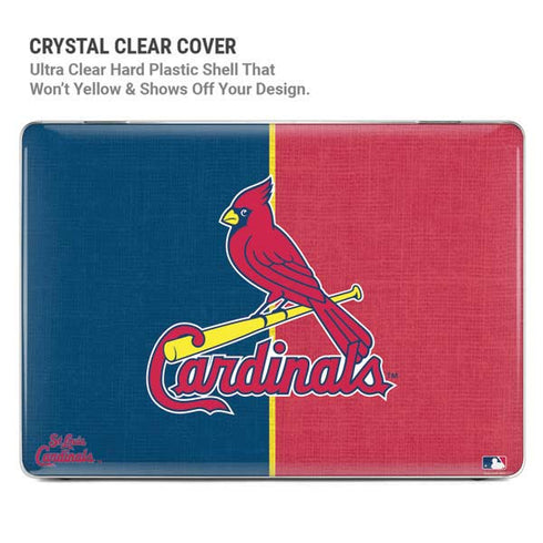 MLB St. Louis Cardinals Split MacBook Air 13in M1 (2021) Case plus Skin