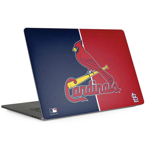MLB St. Louis Cardinals Split Apple MacBook Pro 15-inch Skin
