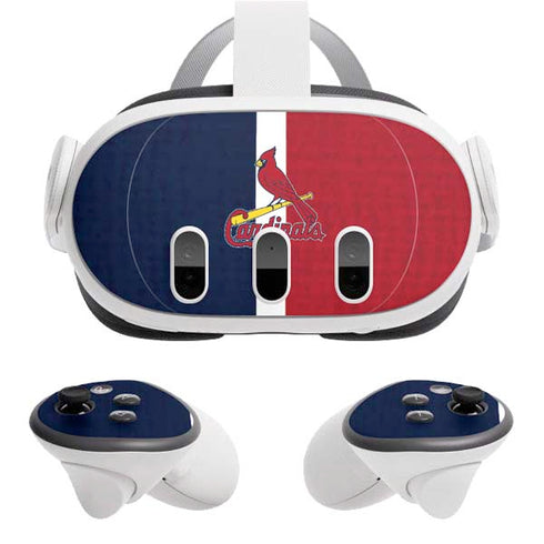 MLB St. Louis Cardinals Split Meta Quest 3 Skin