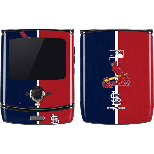 MLB St. Louis Cardinals Split Motorola RAZR Skin
