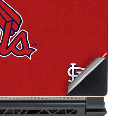 MLB St. Louis Cardinals Split MSI GS65 Stealth Laptop Skin