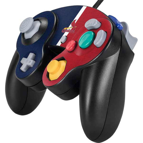 MLB St. Louis Cardinals Split Nintendo GameCube Controller Skin