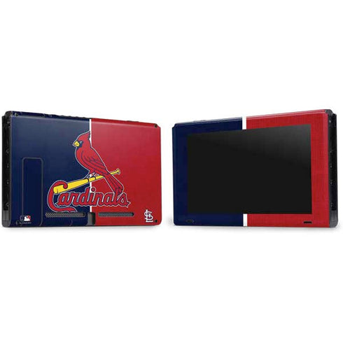MLB St. Louis Cardinals Split Nintendo Switch Bundle Skin