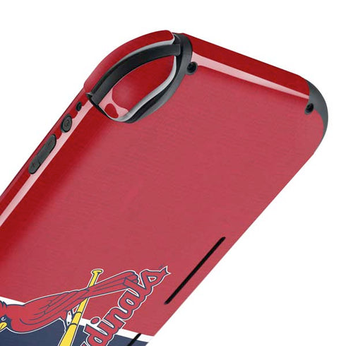 MLB St. Louis Cardinals Split Nintendo Switch Lite Skin