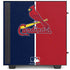 MLB St. Louis Cardinals Split NZXT H510 Compact ATX Mid-Tower Case Skin