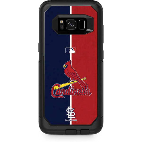MLB St. Louis Cardinals Split Otterbox Commuter Galaxy Skin