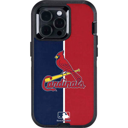 MLB St. Louis Cardinals Split Otterbox Defender iPhone Skin