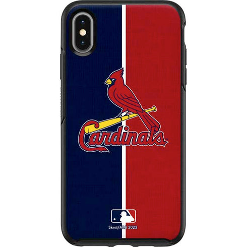 MLB St. Louis Cardinals Split Otterbox Symmetry iPhone Skin