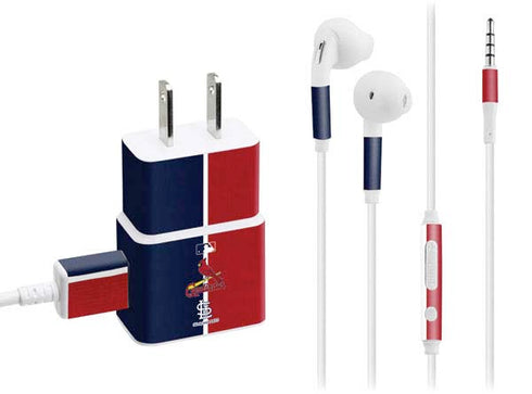 MLB St. Louis Cardinals Split Phone Charger Skin