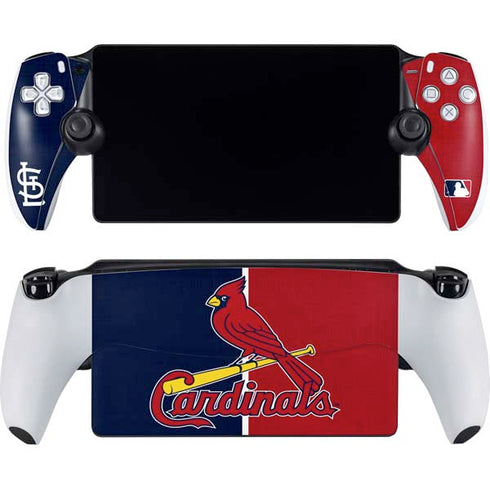 MLB St. Louis Cardinals Split PlayStation Portal Remote Player Skin