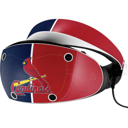 MLB St. Louis Cardinals Split PlayStation VR2 Skin