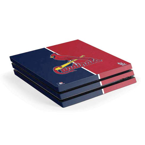 MLB St. Louis Cardinals Split PS4 Pro Console Skin