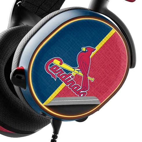 MLB St. Louis Cardinals Split SteelSeries Arctis 3 Skin