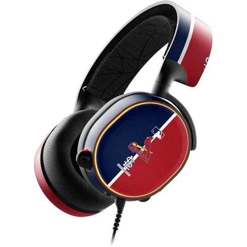 MLB St. Louis Cardinals Split SteelSeries Arctis 5 Skin