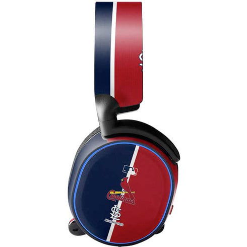 MLB St. Louis Cardinals Split SteelSeries Arctis 5 Skin