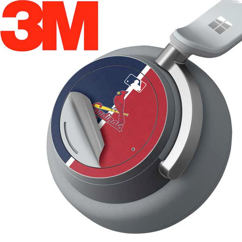 MLB St. Louis Cardinals Split Surface Headphones Skin