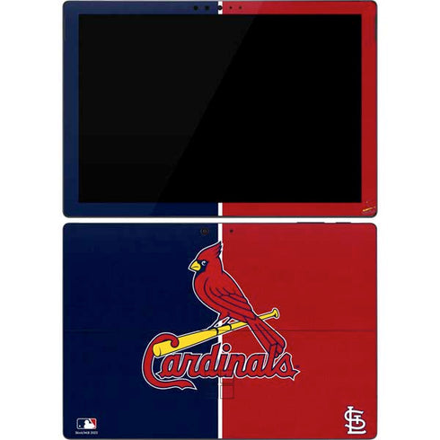 MLB St. Louis Cardinals Split Surface Pro 7 Skin