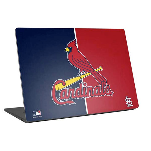 MLB St. Louis Cardinals Split Universal Laptop 12in (9.8 x 6.8in) Skin