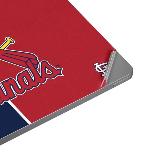 MLB St. Louis Cardinals Split Universal Laptop 14in (11.4 x 8.2in) Skin