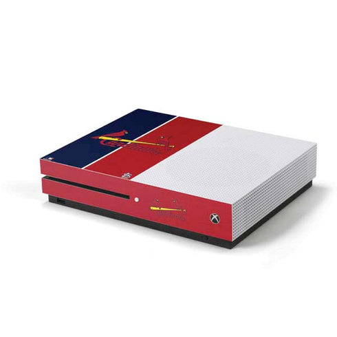 MLB St. Louis Cardinals Split Xbox One S Console Skin
