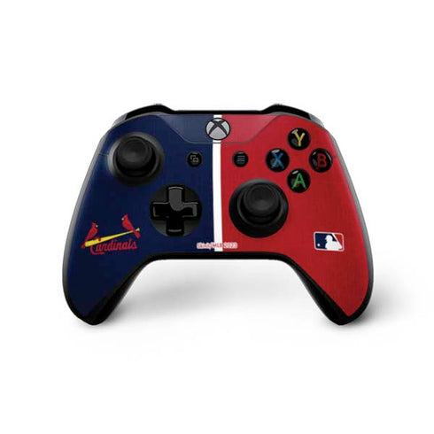MLB St. Louis Cardinals Split Xbox One X Controller Skin