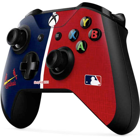 MLB St. Louis Cardinals Split Xbox One X Controller Skin