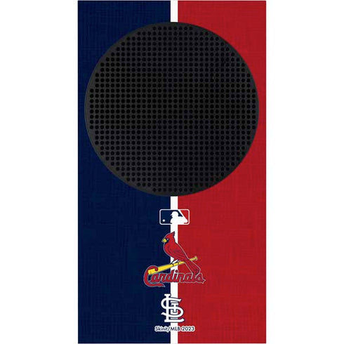 MLB St. Louis Cardinals Split Xbox Series S Console Skin