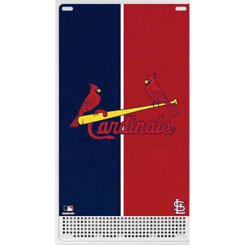 MLB St. Louis Cardinals Split Xbox Series S Console Skin
