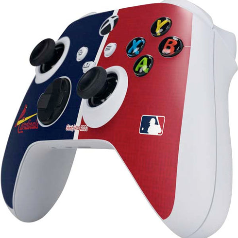 MLB St. Louis Cardinals Split Xbox Series S Controller Skin