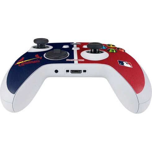 MLB St. Louis Cardinals Split Xbox Series S Controller Skin