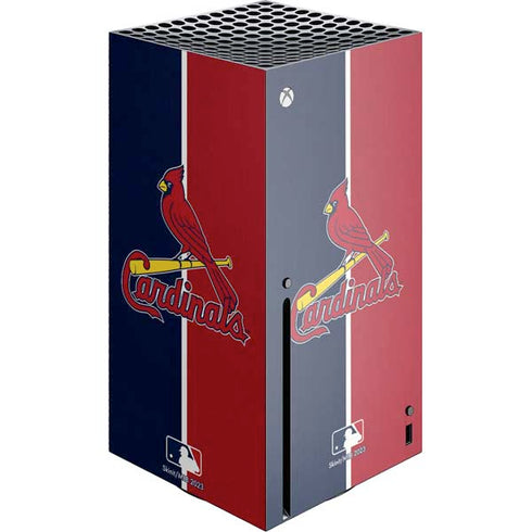 MLB St. Louis Cardinals Split Xbox Series X Console Skin